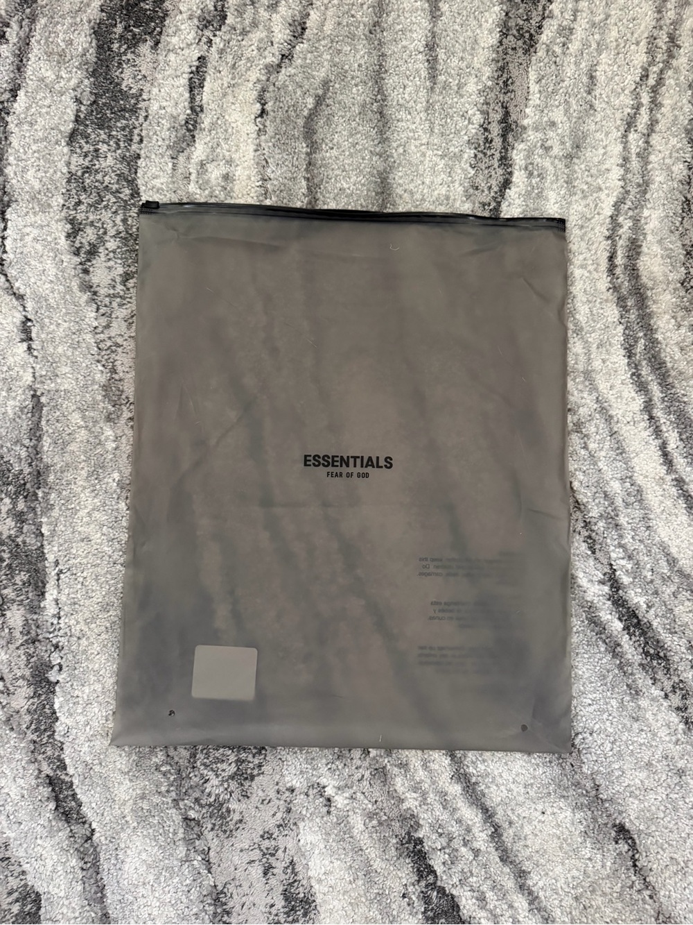 Fear of God Essentials Hooded Pullover in Heather Gray - Picture 6 of 7